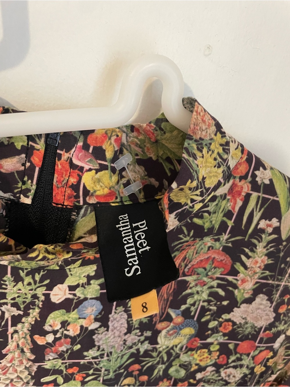 Samantha Pleet romper in rare botanical print, size 8 - Picture 2 of 4